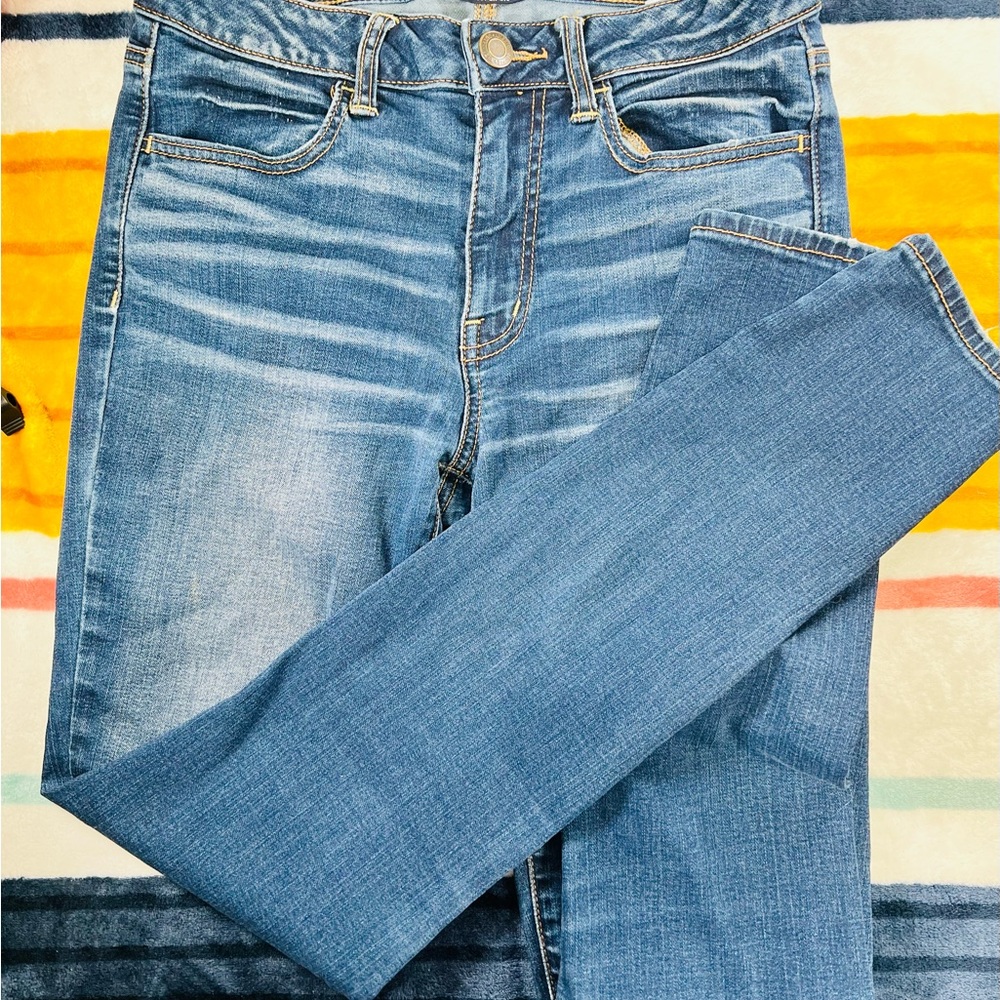 🌺AEO Live Your Life American Eagle Super Super Stretch Hi Rise Jegging🌸🌺